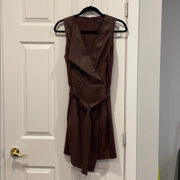BCBGMaxAzria leather mini dress - Picture 6 of 10